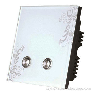 2-line RF smart wireless switch, 303.825MHz working frequency